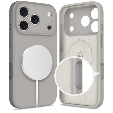 TECH-PROTECT SILICONE MAGSAFE IPHONE 17 PRO STONE GREY Tech-Protect