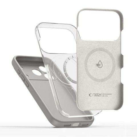 TECH-PROTECT SILICONE MAGSAFE IPHONE 17 PRO STONE GREY Tech-Protect