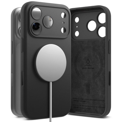 RINGKE SILICONE MAGNETIC MAGSAFE IPHONE 17 PRO BLACK Ringke