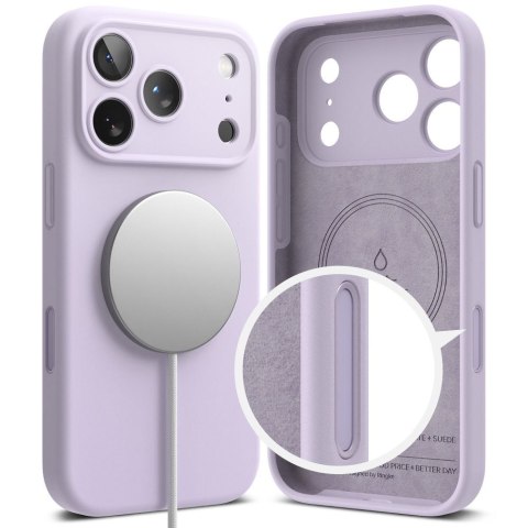 RINGKE SILICONE MAGNETIC MAGSAFE IPHONE 17 PRO LIGHT PURPLE Ringke