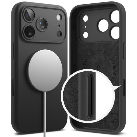 RINGKE SILICONE MAGNETIC MAGSAFE IPHONE 17 PRO MAX BLACK Ringke