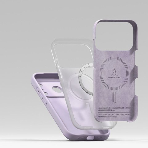 RINGKE SILICONE MAGNETIC MAGSAFE IPHONE 17 PRO MAX LIGHT PURPLE Ringke