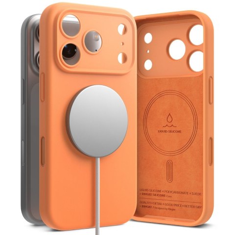 RINGKE SILICONE MAGNETIC MAGSAFE IPHONE 17 PRO MAX TANGERINE Ringke
