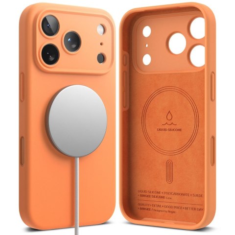 RINGKE SILICONE MAGNETIC MAGSAFE IPHONE 17 PRO MAX TANGERINE Ringke