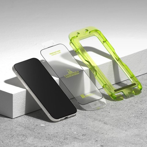 SZKŁO HARTOWANE RINGKE EASY SLIDE 2-PACK IPHONE 17 BLACK Ringke