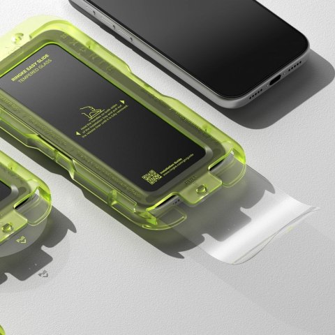 SZKŁO HARTOWANE RINGKE EASY SLIDE 2-PACK IPHONE 17 PRO MAX BLACK Ringke
