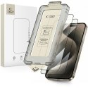 SZKŁO HARTOWANE TECH-PROTECT QUICK SET+ 2-PACK IPHONE 15 PRO BLACK Tech-Protect