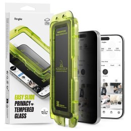 SZKŁO PRYWATYZUJĄCE RINGKE EASY SLIDE 2-PACK IPHONE 17 PRO PRIVACY Ringke