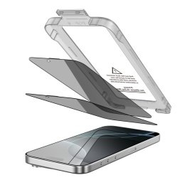 SZKŁO PRYWATYZUJĄCE TECH-PROTECT QUICK SET SPY+ 2-PACK IPHONE 16 PRO MAX PRIVACY Tech-Protect