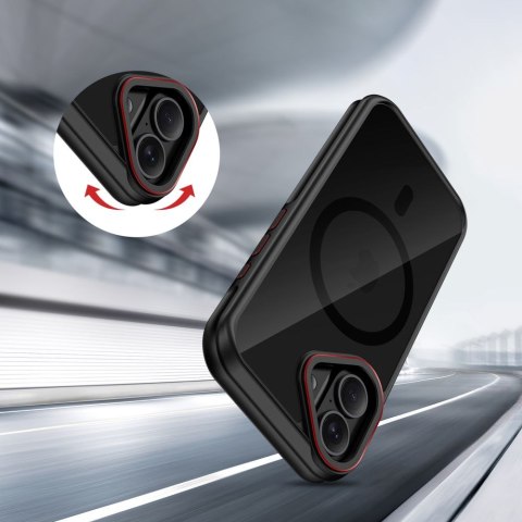 TECH-PROTECT MAGHYBRID MAGSAFE IPHONE 17 BLACK/RED Tech-Protect