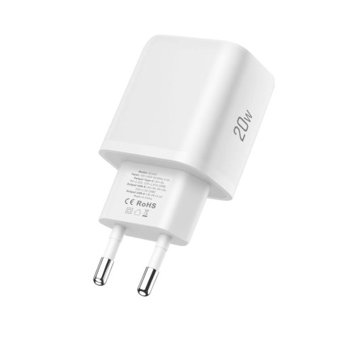 TECH-PROTECT NCA20 2-PORT NETWORK CHARGER PD 20W / QC3.0 WHITE Tech-Protect