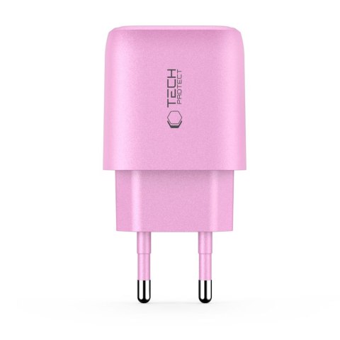 TECH-PROTECT NCA30 2-PORT NETWORK CHARGER PD 30W / QC3.0 BABY PINK Tech-Protect