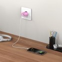 TECH-PROTECT NCA30 2-PORT NETWORK CHARGER PD 30W / QC3.0 BABY PINK Tech-Protect