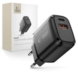 TECH-PROTECT NCA30 2-PORT NETWORK CHARGER PD 30W / QC3.0 BLACK Tech-Protect