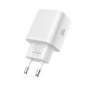 TECH-PROTECT NCA30 2-PORT NETWORK CHARGER PD 30W / QC3.0 + TYPE-C CABLE WHITE Tech-Protect