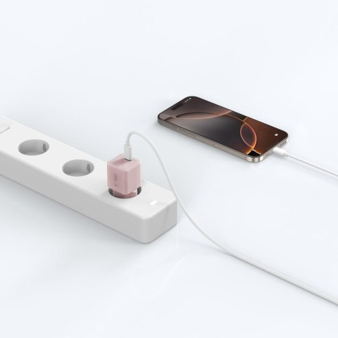 TECH-PROTECT NCM25 1-PORT NETWORK CHARGER PD 25W BABY PINK Tech-Protect