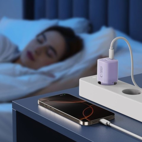 TECH-PROTECT NCM33 2-PORT NETWORK CHARGER PD 33W / QC3.0 BABY PURPLE Tech-Protect