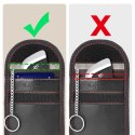 KLATKA FARADAYA TECH-PROTECT KLR100 POUCH KEYLESS RFID SIGNAL BLOCKER CASE BLACK/RED Tech-Protect
