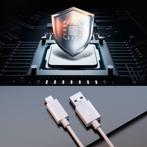 SPIGEN EB6010AC ESSENTIAL TYPE-C CABLE 60W 100CM WHITE Spigen