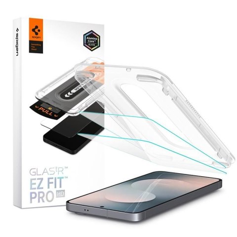 SZKŁO HARTOWANE SPIGEN GLAS.TR "EZ FIT PRO" 2-PACK GALAXY S25 FE CLEAR Spigen