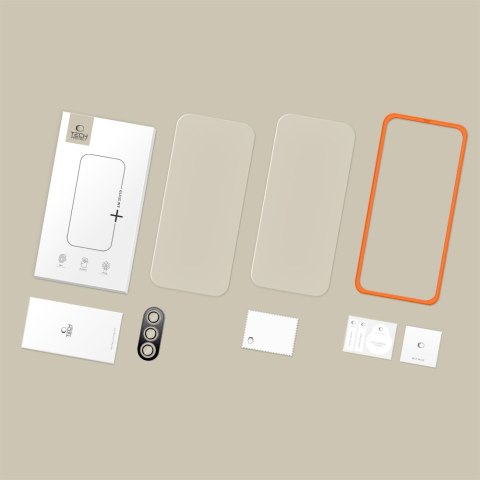 SZKŁO HARTOWANE TECH-PROTECT EASY SET+ 3-PACK GALAXY S25 FE CLEAR Tech-Protect