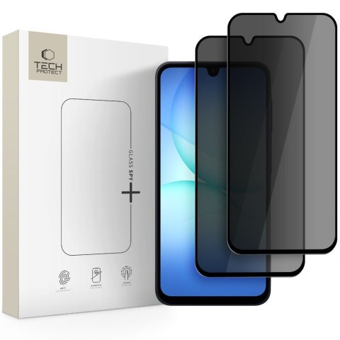SZKŁO PRYWATYZUJĄCE TECH-PROTECT GLASS SPY+ 2-PACK GALAXY A16 4G / 5G / A26 5G / A17 4G / 5G PRIVACY Tech-Protect