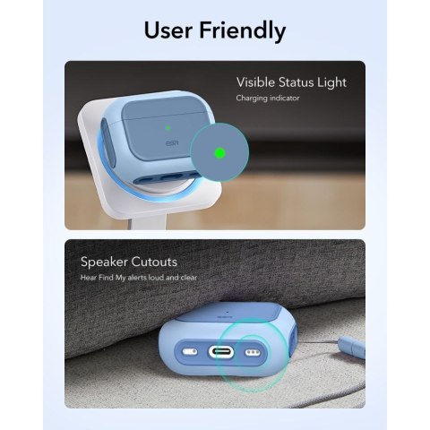 ESR ORBIT HALOLOCK MAGSAFE APPLE AIRPODS PRO 3 POWDER BLUE ESR