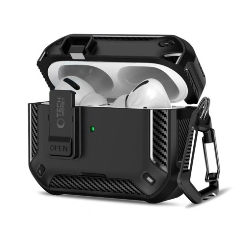 TECH-PROTECT CARBONOX MAGSAFE APPLE AIRPODS PRO 3 BLACK Tech-Protect