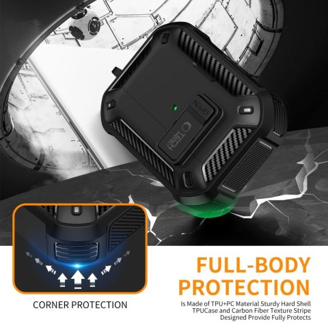 TECH-PROTECT CARBONOX MAGSAFE APPLE AIRPODS PRO 3 BLACK Tech-Protect