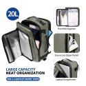 TECH-PROTECT DEFENDER S50 RYANAIR & WIZZAIR TRAVEL LAPTOP CABIN BACKPACK 20L 40x20x25 OLIVE GREEN Tech-Protect