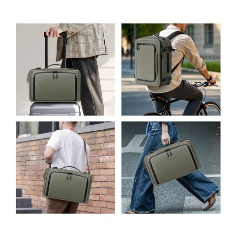 TECH-PROTECT DEFENDER S50 RYANAIR & WIZZAIR TRAVEL LAPTOP CABIN BACKPACK 20L 40x20x25 OLIVE GREEN Tech-Protect