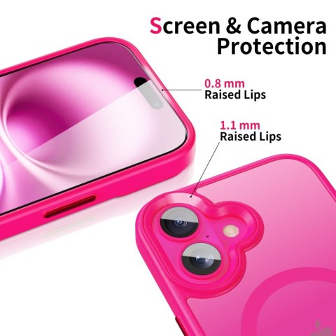 TECH-PROTECT MAGMAT MAGSAFE IPHONE 16 BLAZING PINK Tech-Protect