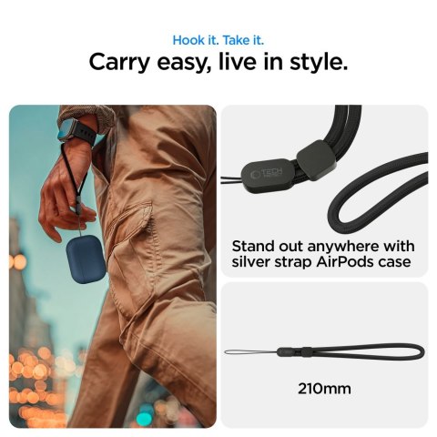 TECH-PROTECT NATURALFIT APPLE AIRPODS PRO 3 NAVY BLUE Tech-Protect