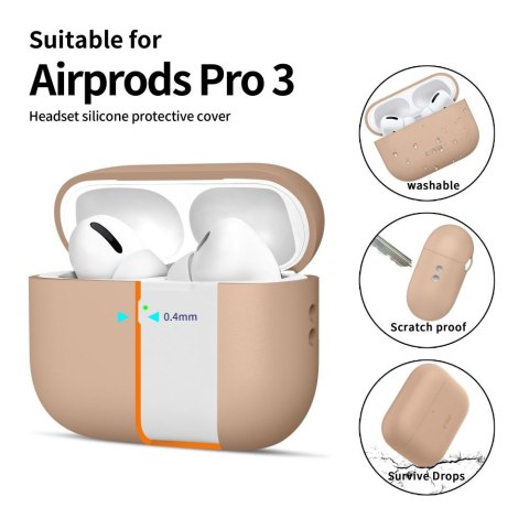 TECH-PROTECT SILICONE APPLE AIRPODS PRO 3 CAFFE LATTE Tech-Protect