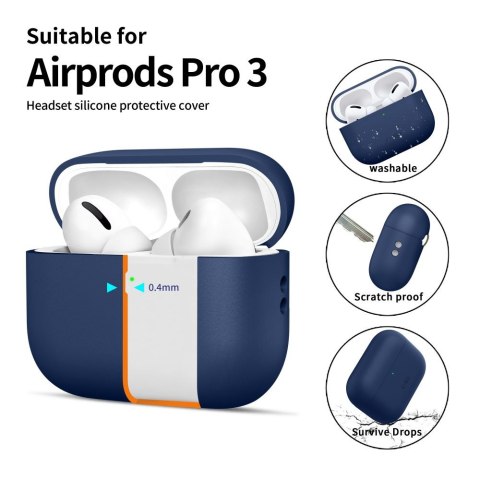 TECH-PROTECT SILICONE APPLE AIRPODS PRO 3 NAVY BLUE Tech-Protect