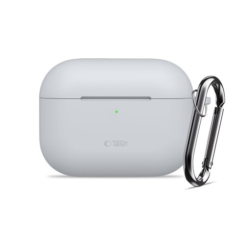 TECH-PROTECT SILICONE HOOK APPLE AIRPODS PRO 3 CRAYON GREY Tech-Protect