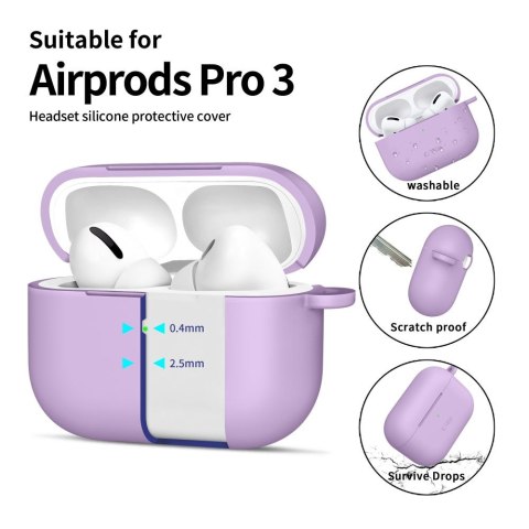 TECH-PROTECT SILICONE HOOK APPLE AIRPODS PRO 3 LAVENDER Tech-Protect