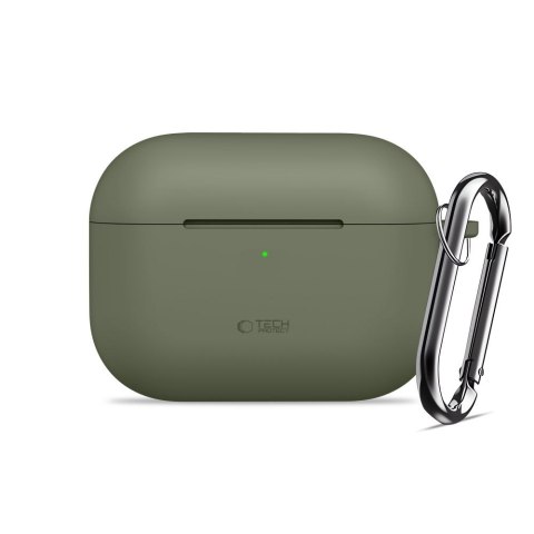 TECH-PROTECT SILICONE HOOK APPLE AIRPODS PRO 3 OLIVE GREEN Tech-Protect