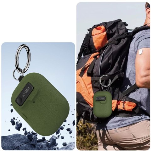 TECH-PROTECT SLIM HOOK APPLE AIRPODS PRO 3 OLIVE GREEN Tech-Protect