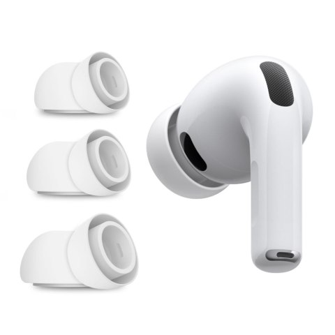 TECH-PROTECT EAR TIPS 3-PACK APPLE AIRPODS PRO 3 WHITE Tech-Protect