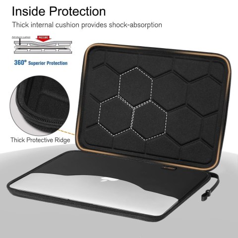 TECH-PROTECT HARDPOUCH LAPTOP 13-14 BLACK/BLACK Tech-Protect