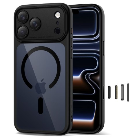 TECH-PROTECT MAGPEAK MAGSAFE CC IPHONE 17 PRO BLACK/CLEAR Tech-Protect