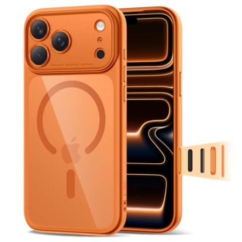 TECH-PROTECT MAGPEAK MAGSAFE CC IPHONE 17 PRO COSMIC ORANGE/CLEAR Tech-Protect
