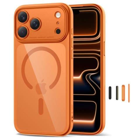 TECH-PROTECT MAGPEAK MAGSAFE CC IPHONE 17 PRO COSMIC ORANGE/CLEAR Tech-Protect