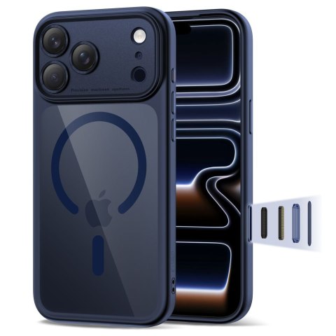 TECH-PROTECT MAGPEAK MAGSAFE CC IPHONE 17 PRO DEEP BLUE/CLEAR Tech-Protect
