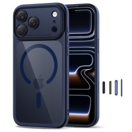 TECH-PROTECT MAGPEAK MAGSAFE CC IPHONE 17 PRO DEEP BLUE/CLEAR Tech-Protect