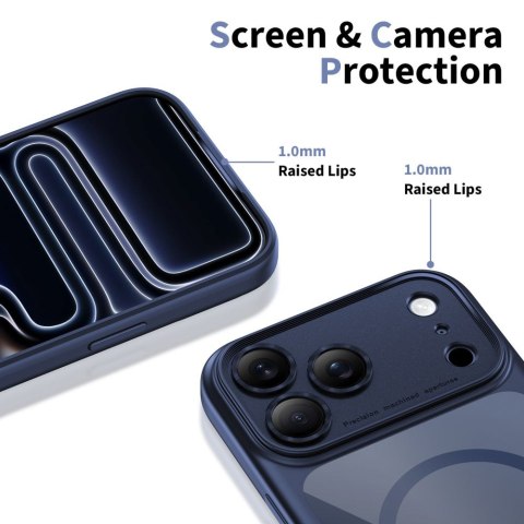TECH-PROTECT MAGPEAK MAGSAFE CC IPHONE 17 PRO DEEP BLUE/CLEAR Tech-Protect