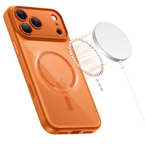 TECH-PROTECT MAGPEAK MAGSAFE CC IPHONE 17 PRO MAX COSMIC ORANGE/CLEAR Tech-Protect