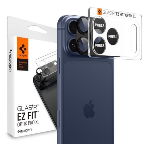 OSŁONA APARATU SPIGEN OPTIK PRO XL GLAS.TR "EZ FIT" CAMERA PROTECTOR IPHONE 17 PRO MAX BLACK Spigen