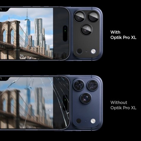 OSŁONA APARATU SPIGEN OPTIK PRO XL GLAS.TR "EZ FIT" CAMERA PROTECTOR IPHONE 17 PRO MAX BLACK Spigen
